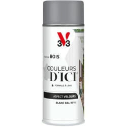 Peinture bois extérieur Couleurs d'Ici® V33 Blanc Velours 400 ml