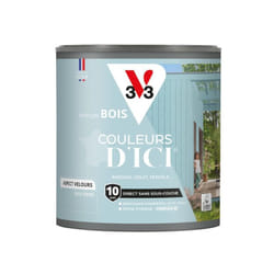 V33 - Peinture bois extérieur Couleurs d'Ici® Bleu grisé Velours 0,5L