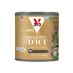 V33 - Peinture bois extérieur Couleurs d'Ici® Jaune ocré Velours 0,5L