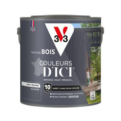 V33 - Peinture bois extérieur Couleurs d'Ici® Bleu encré Velours 2L