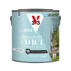 V33 - Peinture bois extérieur Couleurs d'Ici® Bleu grisé Velours 2L