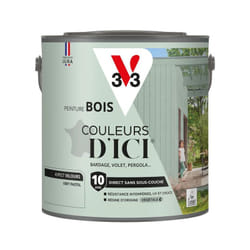 V33 - Peinture bois extérieur Couleurs d'Ici® Vert pastel Velours 2L