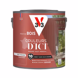 Envie de réussir l'harmonie parfaite pour votre extérieur en toute simplicité ? La peinture bois Couleurs D'ici® vous offre u ...