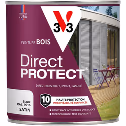 Besoin d’une peinture pour protéger efficacement et simplement vos boiseries extérieures ? La peinture Direct Protect® vous g ...