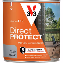 Besoin d’une peinture pour protéger efficacement et simplement vos ferronneries extérieures ? La peinture Direct Protect® gar ...