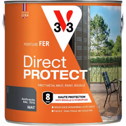 Besoin d’une peinture pour protéger efficacement et simplement vos ferronneries extérieures ? La peinture Direct Protect® gar ...
