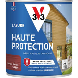 V33 - Lasure Haute Protection Biosourcée rouge basque- 0,75L