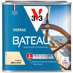 A L'ÉPREUVE DE TOUTES LES ÉPREUVES ! Haute résistance, hautes performances, haute exigence… Le VERNIS BATEAU V33 représente u ...