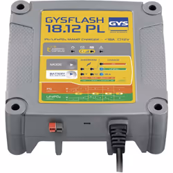 enquête Fonction réveil UVPFonction redémarrage automatiqueConservation optimisée de la charge description Le GYSFLASH 18.12  ...