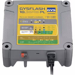 Description générale Le GYSFLASH 10.36/48 PL est un chargeur multifonction conçu pour recharger les batteries de 36 V et 48 V ...