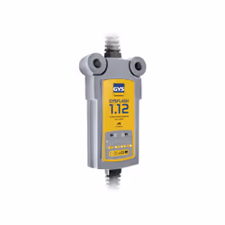 Chargeur batterie Plomb 12V 1A de 2 à 32Ah GYSFLASH 1.12 spécialement conçu pour la recharge des batteries moto, jet-ski, kar ...