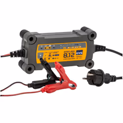 Chargeur Gys GYSFLASH 8.12 automatique pour batteries 12V Le chargeur GYSFLASH 8.12 est l’allié indispensable pour l’entretie ...