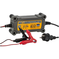 GYS - Chargeur flash 8.12 charge automatique pour batteries 12V idéal pour les voitures et utilitaires