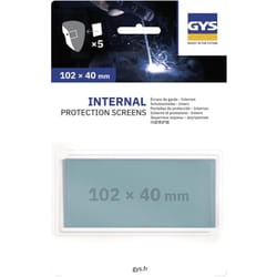 GYS - crans Internes 102x40 pour Masque Techno 11 Lot de 5