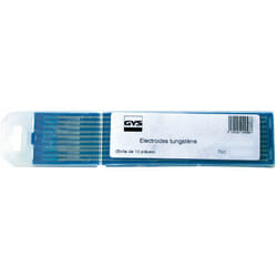 GYS - Etui 10 électrodes tungstene WR2 1.6 - 044586 - Ce produit de marque Gys est neuf.