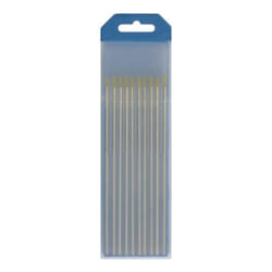 Etui de 10 électrodes GYS tungstène Lanthane WL15 Ø 1,6 - Or (AC/DC) - 045330