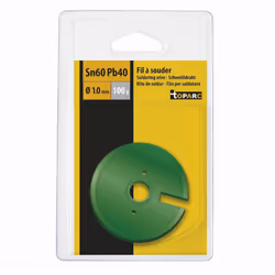 Bobine étain GYS 60% - Ø 1 mm - 100g - 046672 - La gamme de bobines de fil ÉTAIN est conçue pour les soudures électroniques e ...