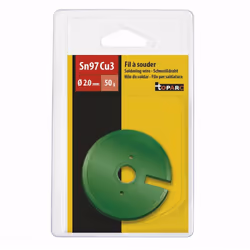 Bobine étain GYS 97% - Ø 2 mm - 50g - 046689 - La gamme de bobines de fil ÉTAIN est conçue pour les soudures électroniques et ...