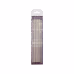 Électrode tungstène E3 (extrémité lilas) • Composé d’oxyde de terre rare (électrode non radioactive) • Caractéristiques proch ...