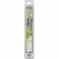 CARACTÉRISTIQUES TECHNIQUES 10 Électrodes inox GYS Électrode rutilo-basique à très basse teneur en carbone, utilisé pour le s ...