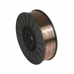Fil massif acier GYS TOPARC 086111 ER70S-6 / G3Si1 - Borne plastique S200 - 5kg Fil plein cuivré, idéal pour le soudage sous  ...