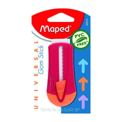 Maped Gom Stick Universal gomme à effacer Orange, Rouge 3 pièce(s)