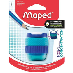 Taille-Crayons 1 Trou Avec Réservoir Grande Capacité Kidy Learn Concentration - Maped - Fournitures Scolaires Enfants