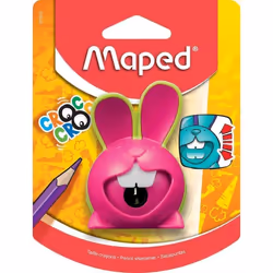 Maped Croc Croc Innovation Taille-crayons ludique système breveté pour apprendre à l`enfant à tailler son crayon -