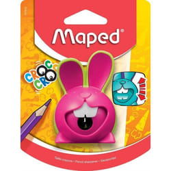 Maped Croc Croc Innovation Taille-crayons ludique système breveté pour apprendre à l`enfant à tailler son crayon -