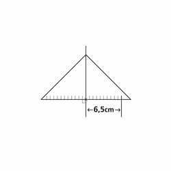 Maped M028700 Triangle 45° 10 pièce(s)