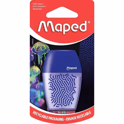 Maped - Taille-Crayons Shaker Deepsea Paradise - 1 Trou avec Réservoir - Fourniture Scolaire