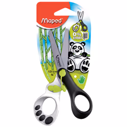 Maped 037910 ciseaux à bouts ronds Universel Découpe droite Noir, Vert, Blanc