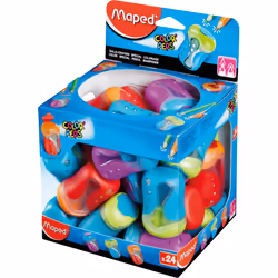 Maped 043111 2 Taille crayon manuel Bleu, Orange, Violet