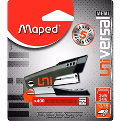 Agrafeuse - MAPED - 24-6 26-6 - 100% métal - Coloris Aléatoire - 12 feuilles max