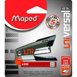 Agrafeuse - MAPED - 24-6 26-6 - 100% métal - Coloris Aléatoire - 12 feuilles max