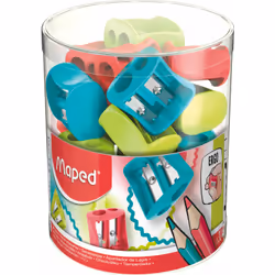 Maped 062511, Taille crayon manuel, Couleurs assorties, Plastique, 1,1 cm, 8 mm