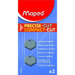 Lames droites - MAPED - 089093 - Set de 2 - Pour massicots COMPACT CUT A4 - Précision élevée