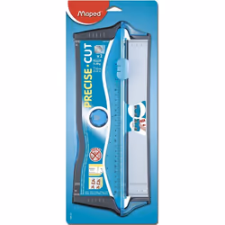 Massicot Compact Cut - MAPED - A4 - Coupe droite - Pavé anti-dérapant - 5 feuilles max