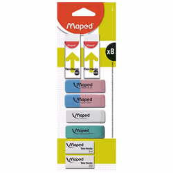 Maped 100511, Plastique, Caoutchouc, Multicolore, Adulte, 80 mm, 14 mm, 230 mm