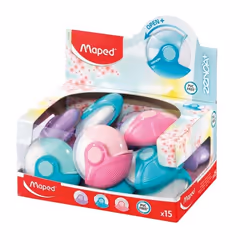 Maped 123211 gomme à effacer Plastique, Caoutchouc Couleurs assorties 15 pièce(s) - Vue supplémentaire 6
