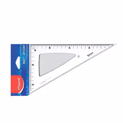 Maped equerre cristal 60 degrés longueur côté …