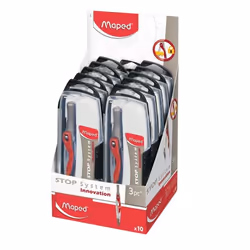 Maped M196310 Gris, Rouge 10 pièce(s)