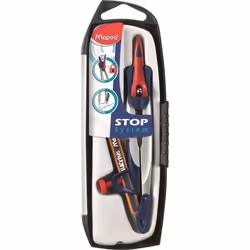 MAPED Boîte Compas Stop System Bague