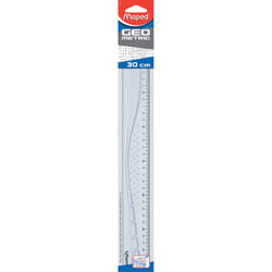 Maped 242030 Règle de bureau 300 mm Plastique Transparent 1 pièce(s)