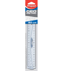 Maped 242120 règle 200 mm Plastique Bleu, Translucide 1 pièce(s)