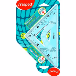 Equerre 45° incassable MAPED - 21 cm