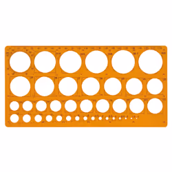 Maped Poch Trace Cercle 1x35mm, Orange, 350 mm, 1 pièce(s)
