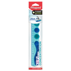 Maped 277900 règle Règle de bureau 200 mm Polyéthylène téréphthalate (PET) Bleu 1 pièce(s)