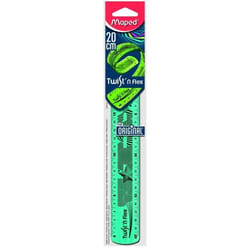 MAPED Règle Plate 20cm TwistnFlex VERTE