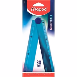 Règle pliable 15/30 cm - Maped - Nightfall - en plastique